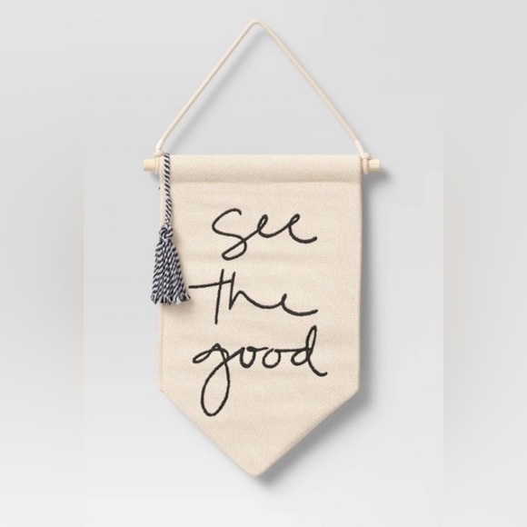 Banner Wall Hanging & Macrame Plant Holder - Picture 2 of 4